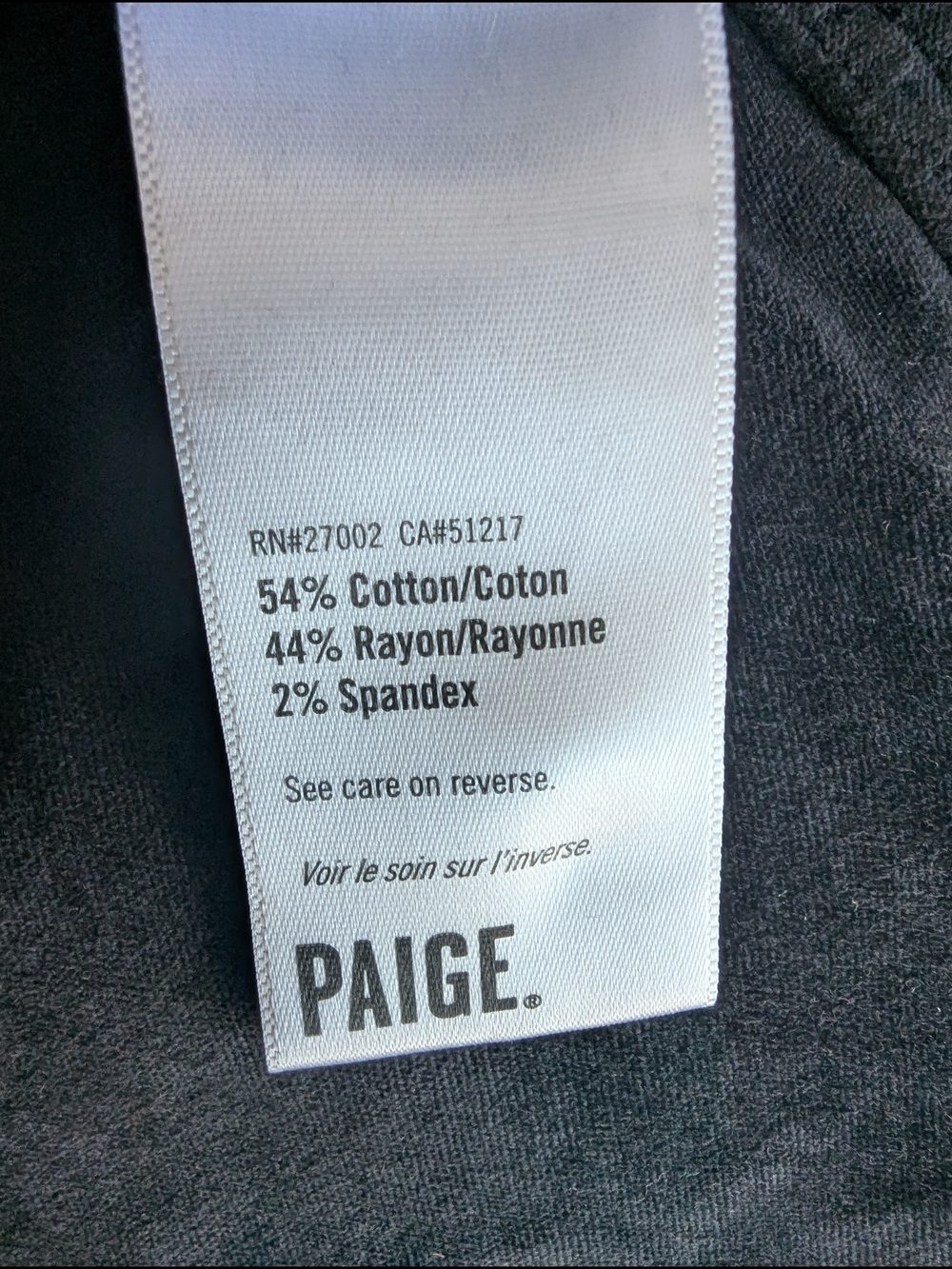 PAIGE black velvet skinny jeans, which typically combine the premium structure - Picture 11 of 11